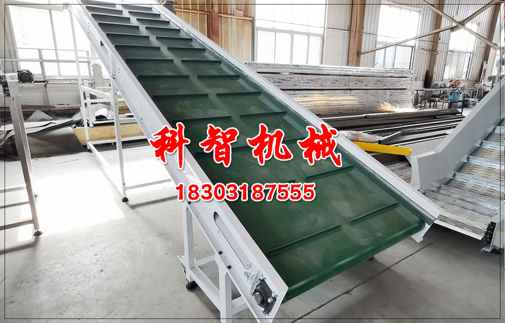 肉沫外婆菜包裝皮帶爬坡輸送機輸送線